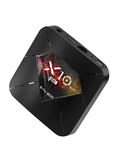 Android 9.0 Smart TV Box R-TV BOX X10 PLUS Black