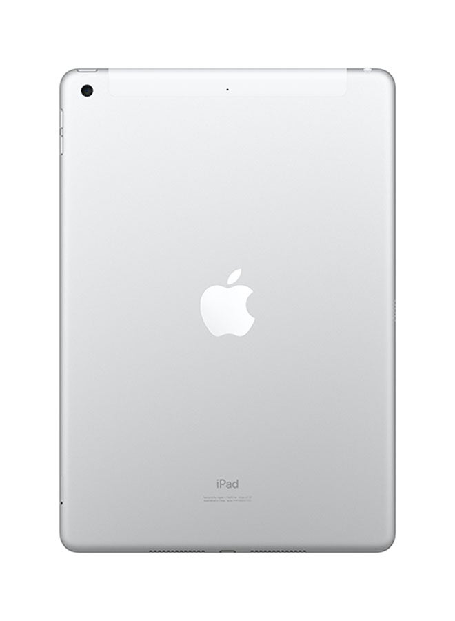 Apple - iPad-2019 (7th Generation) 10.2inch, 128GB, Wi-Fi, 4G LTE, Silver Without FaceTime - Image 1