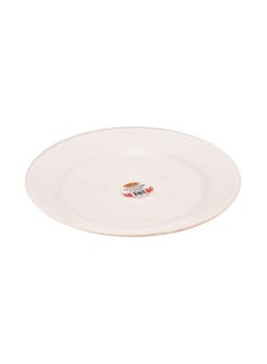 Generic Round Shaped Plastic Plate White 22cm KSA | Riyadh, Jeddah