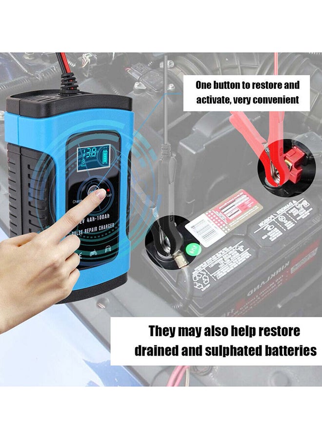 Generic Full Automatic Car Battery Charger For Car, Motorcycle With US Plug  - Image 5