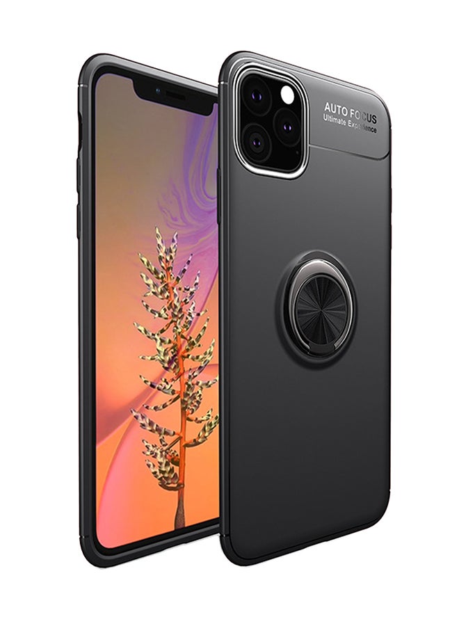 AUTO FOCUS - Protective Case Cover With Ring Support For Apple iPhone 11 Pro Black - Image 1