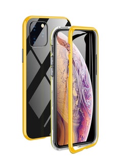 TOEON Protective Case Cover For Apple iPhone 11 Pro Max Yellow 