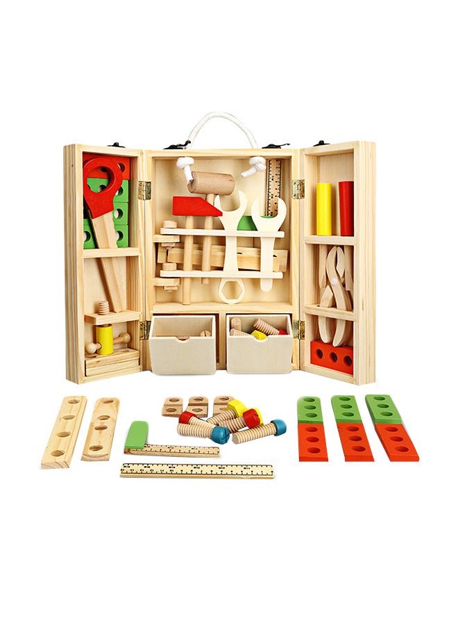 ال دبليو طقم لعبة أدوات إصلاح خشبية يمكنك تركيبها بنفسك 21 x 5 x 1سم - Image 1