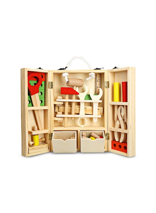 ال دبليو طقم لعبة أدوات إصلاح خشبية يمكنك تركيبها بنفسك 21 x 5 x 1سم - Image 2