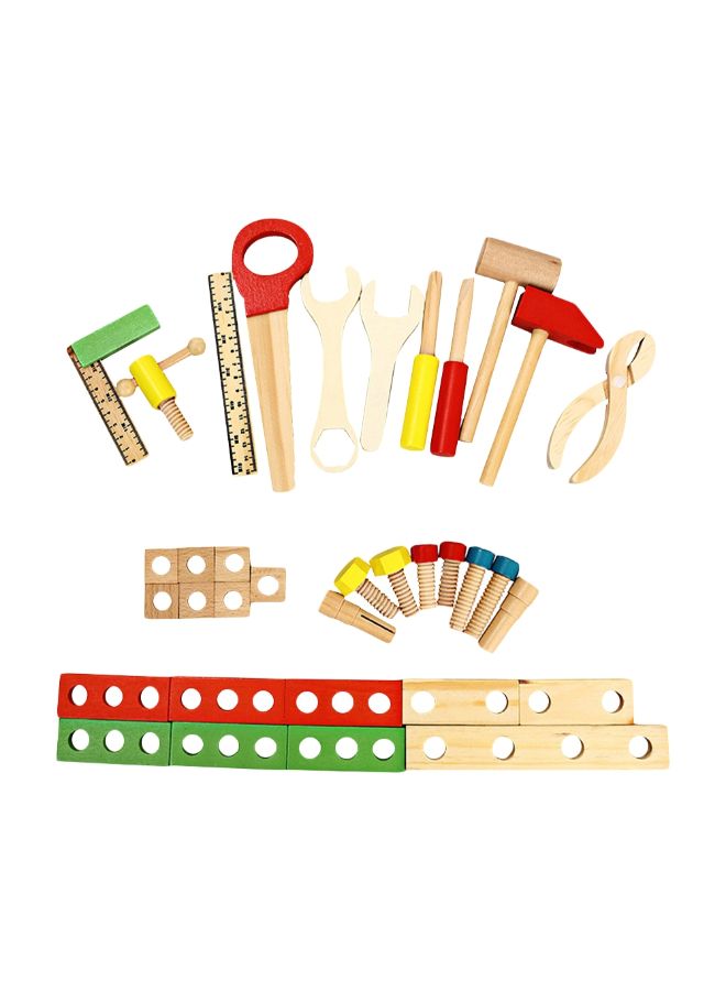 ال دبليو طقم لعبة أدوات إصلاح خشبية يمكنك تركيبها بنفسك 21 x 5 x 1سم - Image 4
