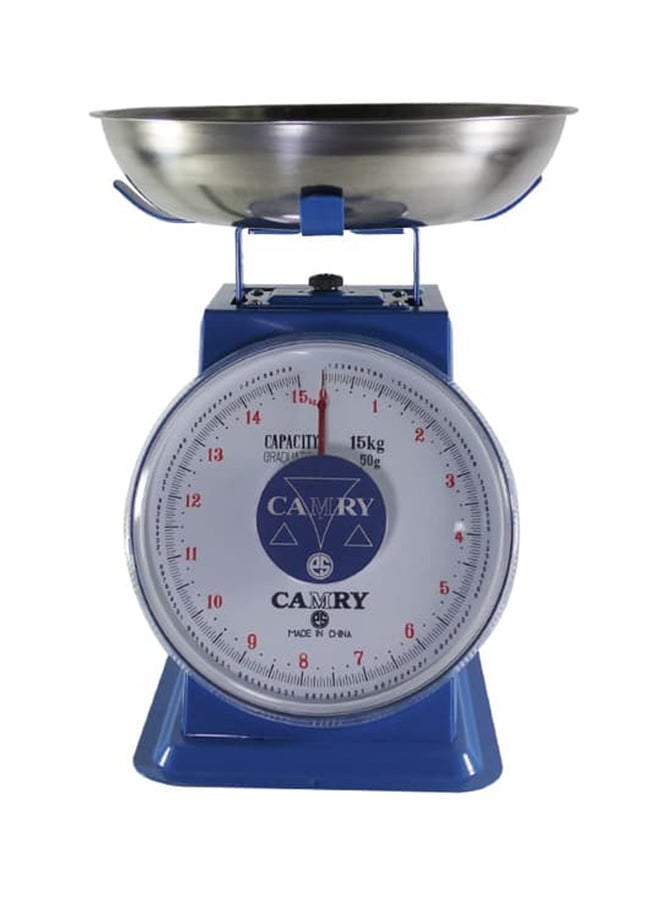 CAMRY Analog Weighing Scale 15kg Blue 45cm - Image 1