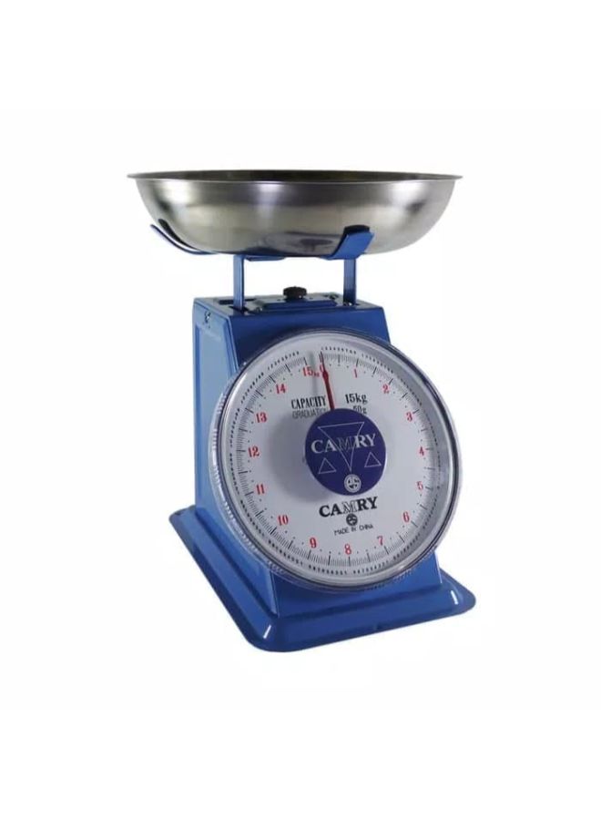 CAMRY Analog Weighing Scale 15kg Blue 45cm - Image 2
