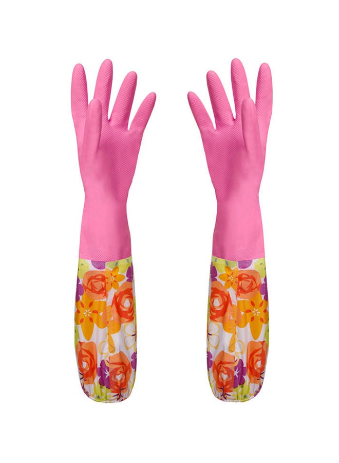 Thickened Dishwashing Gloves Multicolour 52centimeter