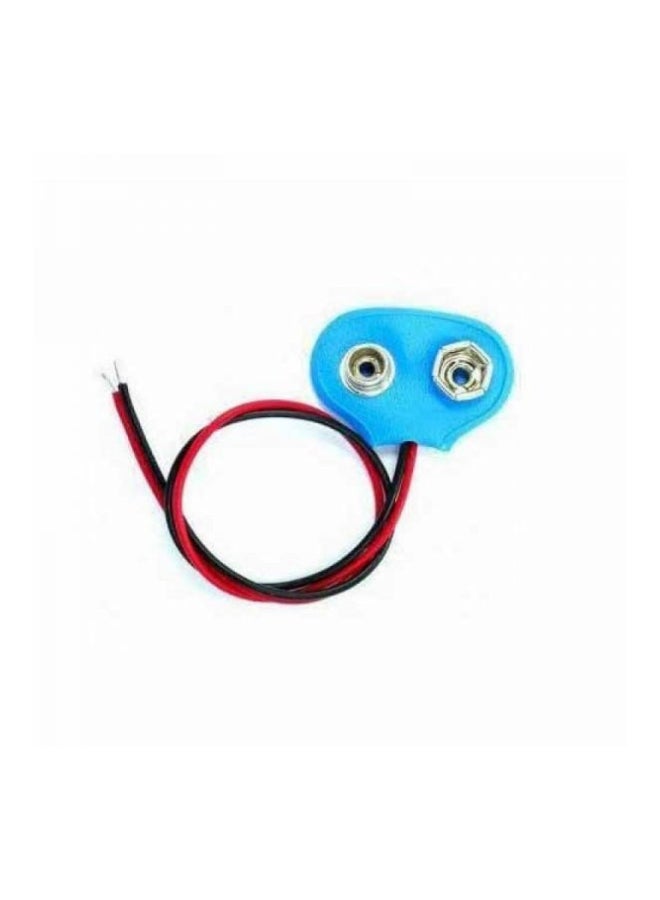 UHcom Clip-On Battery Snap Connector With Wire Blue/Black/Red - Image 2