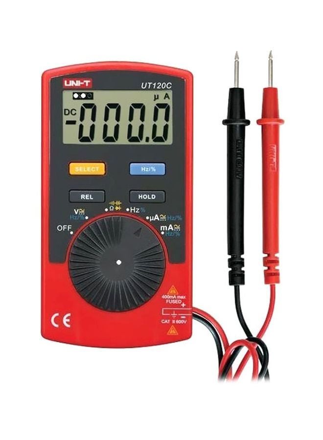 UNI-T Digital Voltmeter And Avometer Red/Black 