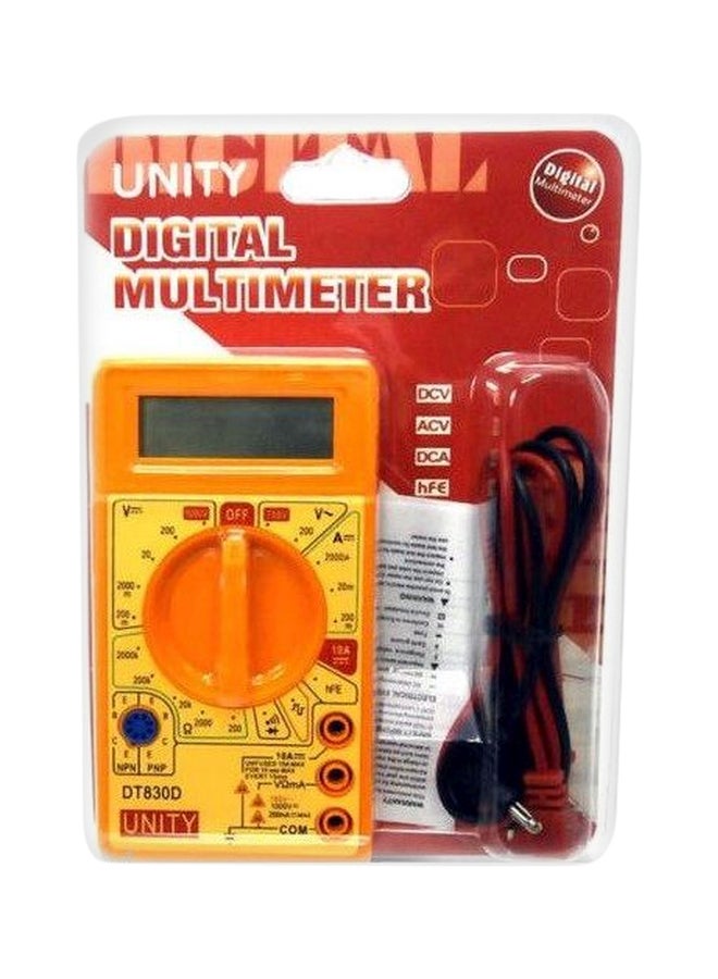 Avo Meter Digital Multimeter Yellow/Orange 70×126×28mm  - Image 1