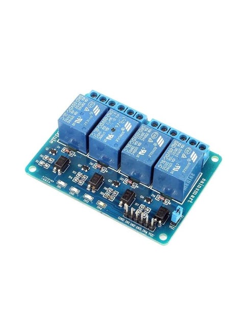 4-Channel Relay Module Expansion Board Blue