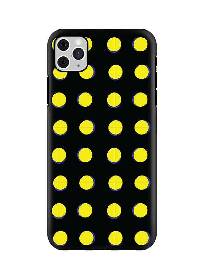 Stylizedd - Protective Case Cover For Apple iPhone 11 Pro Max Yellow Dots - Image 1