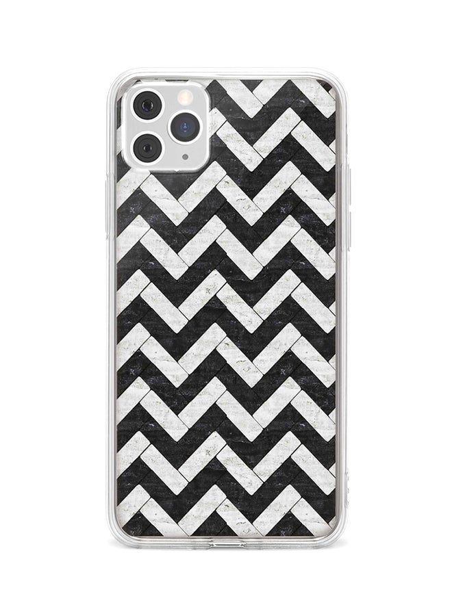 ستايلايزد غطاء حماية واقٍ لهاتف أبل آيفون 11 برو ماكس أسود/ أبيض