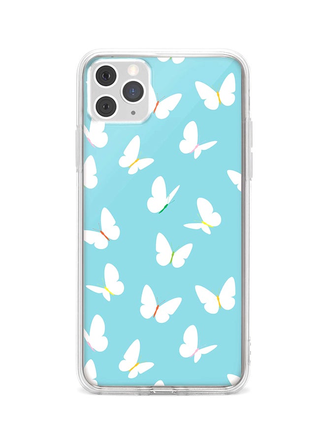 Stylizedd Protective Case Cover For Apple iPhone 11 Pro Max Blue/White