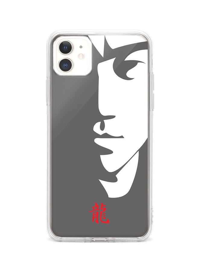 Protective Case Cover For Apple iPhone 11 Tibute Bruce Lee (Grey)