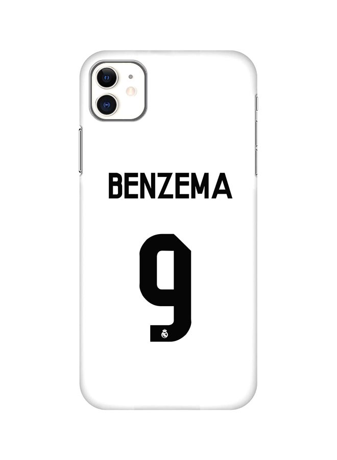 Stylizedd Protective Case Cover For Apple iPhone 11 Benzema Real Jersey