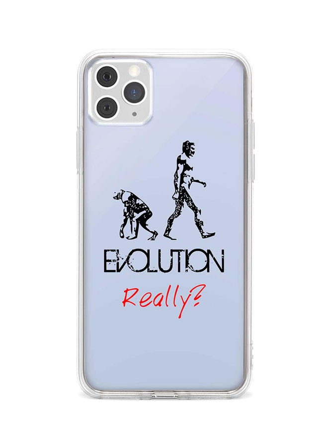 Stylizedd Protective Case Cover For Apple iPhone 11 Pro Max Evolution, Really (Blue)