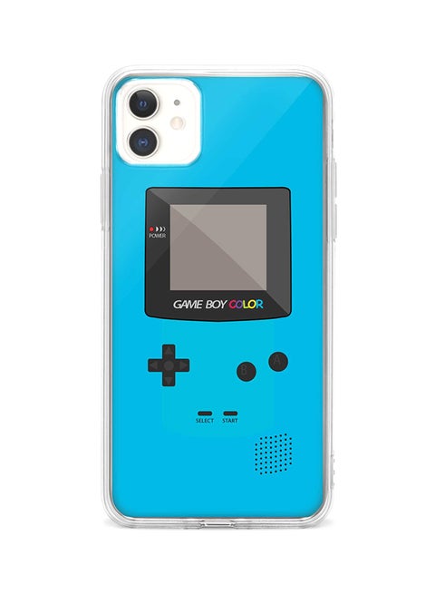 Protective Case Cover For Apple iPhone 11 Gameboy Color Blue