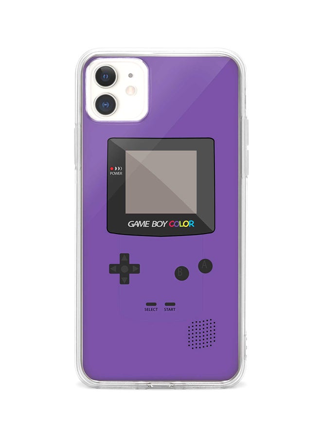 Stylizedd Protective Case Cover For Apple iPhone 11 Gameboy Color Purple