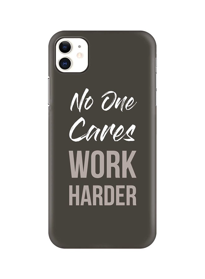 Stylizedd Protective Case Cover For Apple iPhone 11 Work Harder