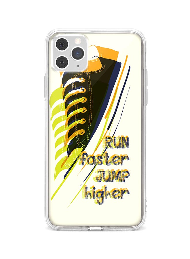 غطاء حماية واقٍ لهاتف أبل آيفون 11 برو ماكس اعدو سريعاً واقفز عالياً