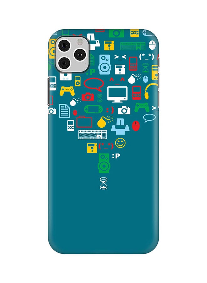 Stylizedd Protective Case Cover For Apple iPhone 11 Pro Max Convergence (Green) 