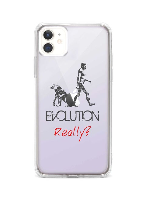Protective Case Cover For Apple iPhone 11 Evolution, Really (Grey)