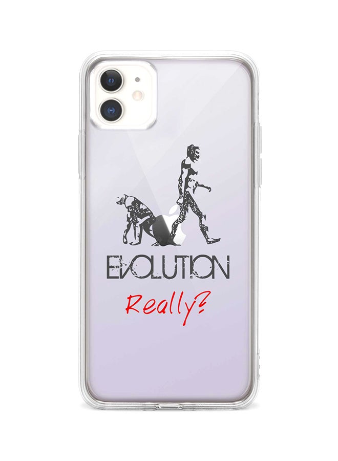Stylizedd - Protective Case Cover For Apple iPhone 11 Evolution, Really (Grey) - Image 1