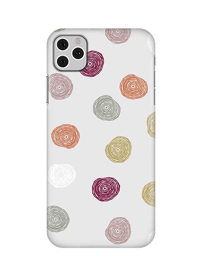 Stylizedd Protective Case Cover For Apple iPhone 11 Pro Max Circular Scribbles