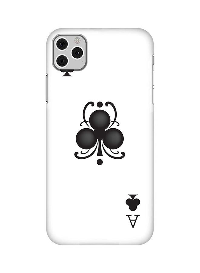 Stylizedd Protective Case Cover For Apple iPhone 11 Pro Max Ace Of Clubs 