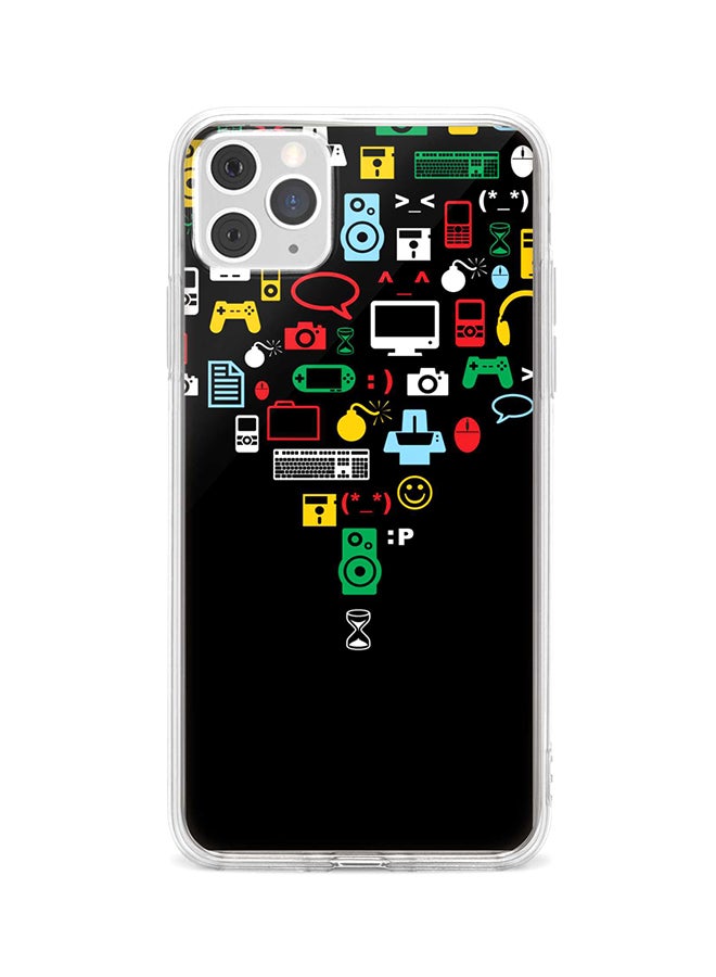 Protective Case Cover For Apple iPhone 11 Pro Convergence (Black)
