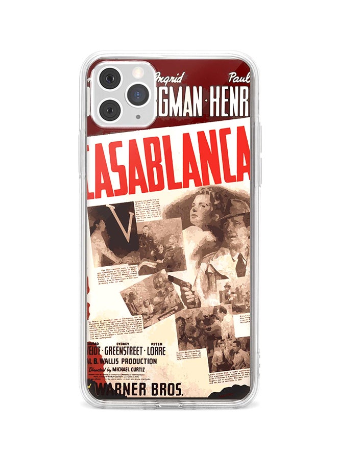 غطاء حماية واق لهاتف أبل آيفون 11 برو ماكس كازابلانا