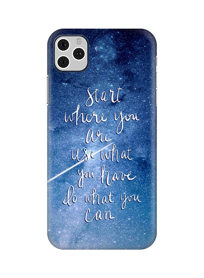 Stylizedd Protective Case Cover For Apple iPhone 11 Pro Max Blue