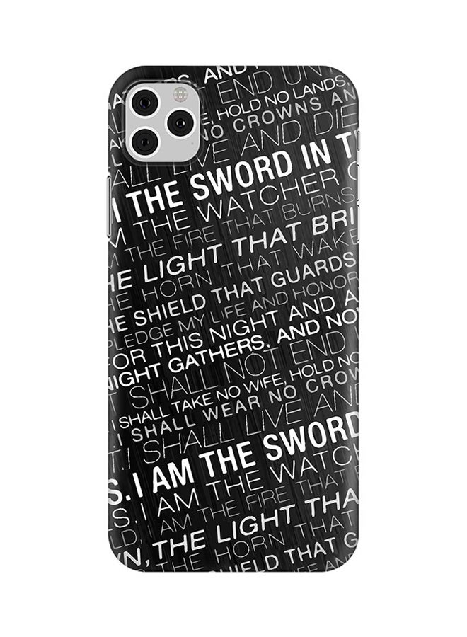 Protective Case Cover For Apple iPhone 11 Pro Got Night's Watcher Oath
