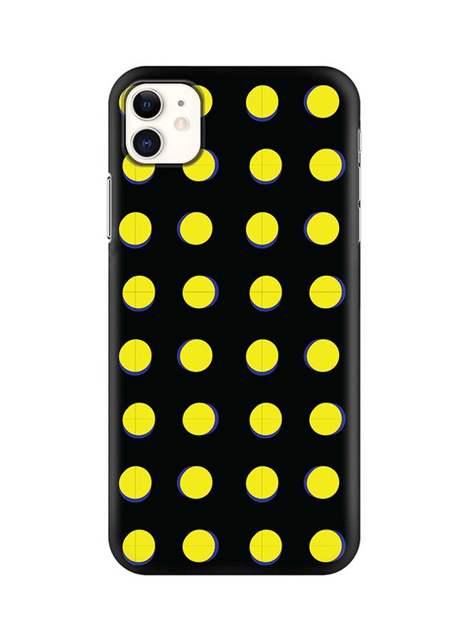 Stylizedd - Protective Case Cover For Apple iPhone 11 Yellow Dots - Image 1