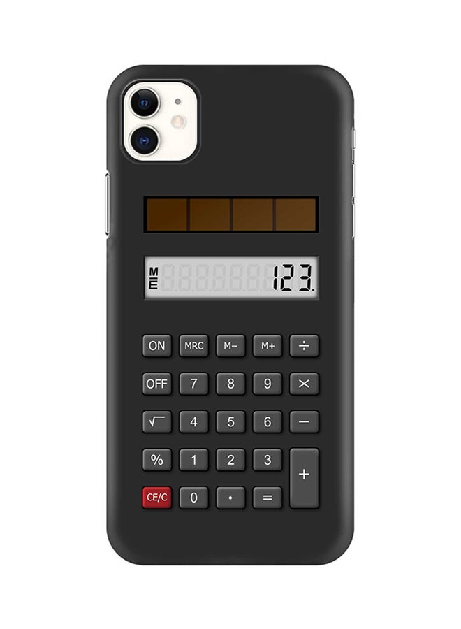 Stylizedd Protective Case Cover For Apple iPhone 11 Calc (Black)