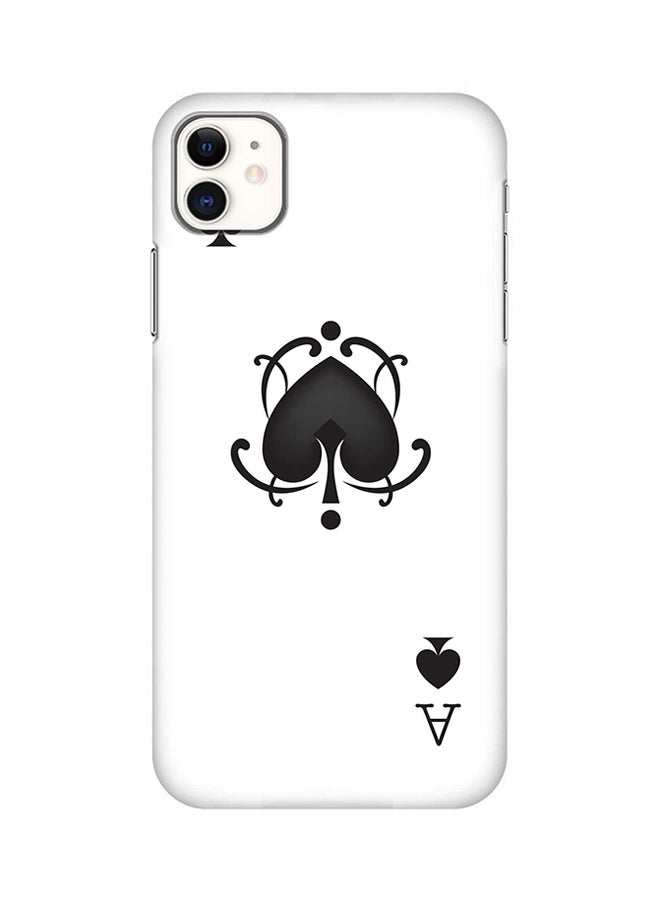 Stylizedd Protective Case Cover For Apple iPhone 11 Ace Of Spades 