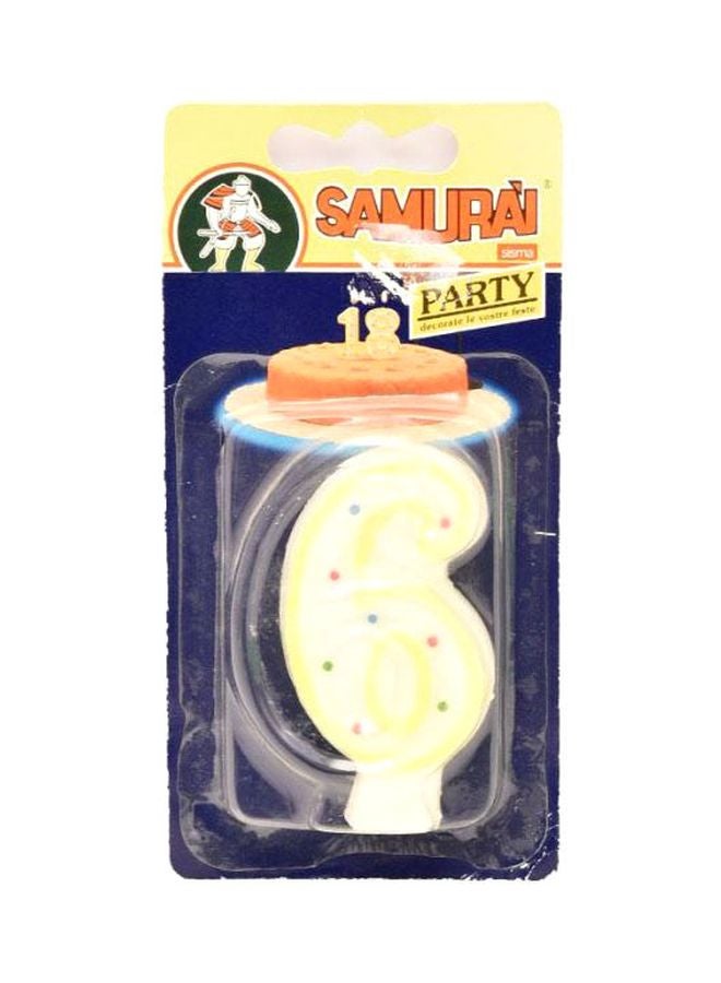 Number 6 Birthday Candle - v1568385653/N29928191A_1