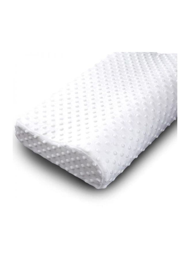 Memory Foam Massage Pillow Foam White 50x30x10cm  - Image 4
