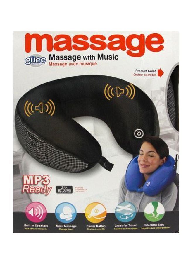 Massage Pillow With Music Black - Image 2