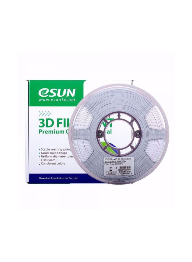 eSUN Filament For 3D Printer White  - Image 2