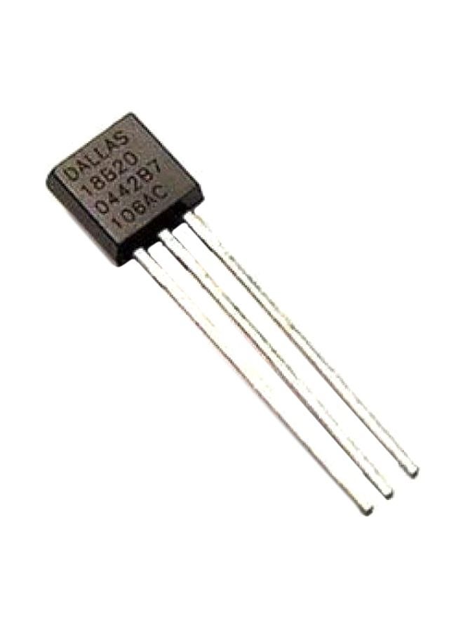 Digital Temperature Sensor Silver/Black