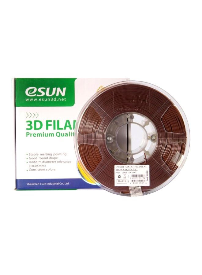 eSUN 3D Printer Filament Brown 