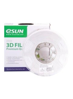 eSUN 3D Printing PLA Filament White/Clear  - Image 1