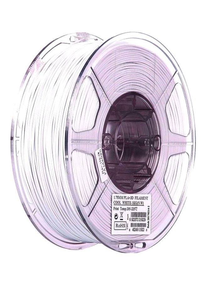 eSUN - 3D Printing PLA Filament White/Clear - Image 1