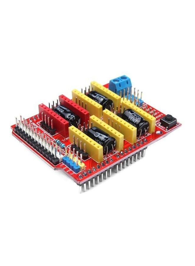 Arduino - UNO CNC Shield For Arduino Red/Black/Yellow - Image 1