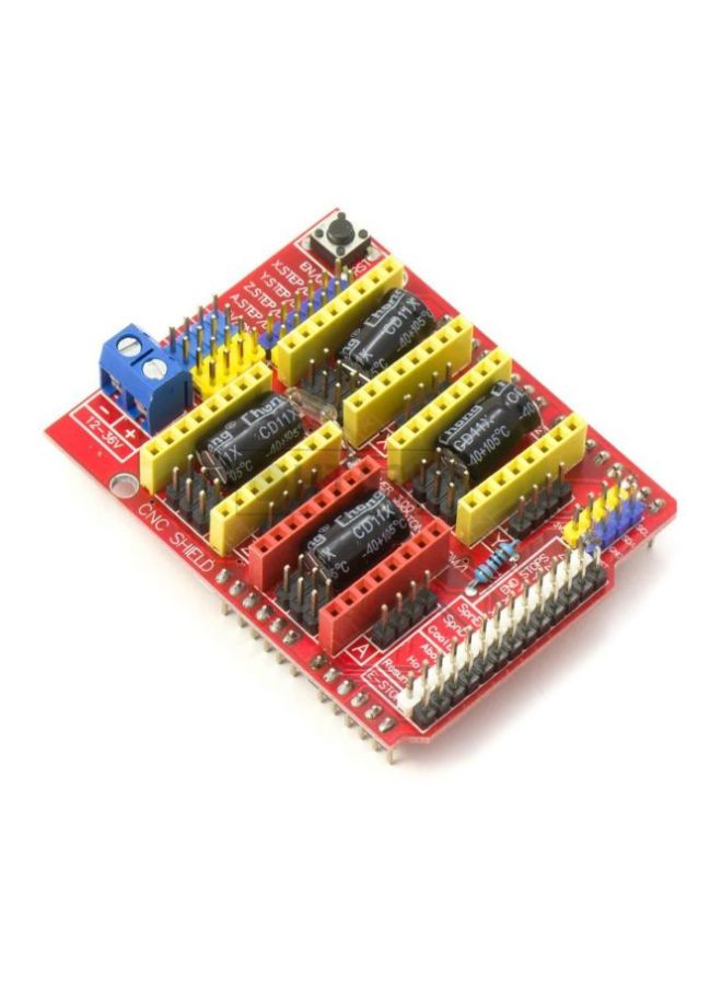 Arduino - UNO CNC Shield For Arduino Red/Black/Yellow - Image 1