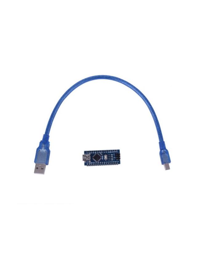 فور اتميجا كابل USB صغير مع لوحة وحدة للأردوينو أزرق / فضي - Image 2