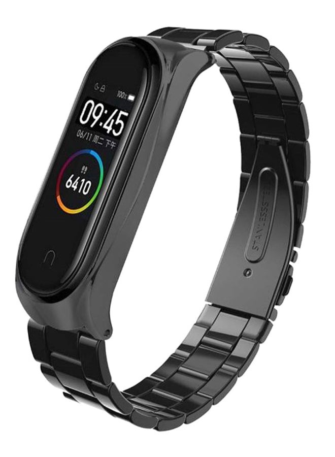 INEIX Replacement Watch Strap For Xiaomi Mi Band 4 Black  - Image 2
